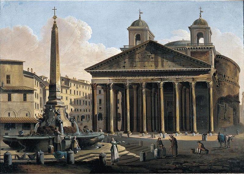 unknow artist View of Pantheon oil painting picture